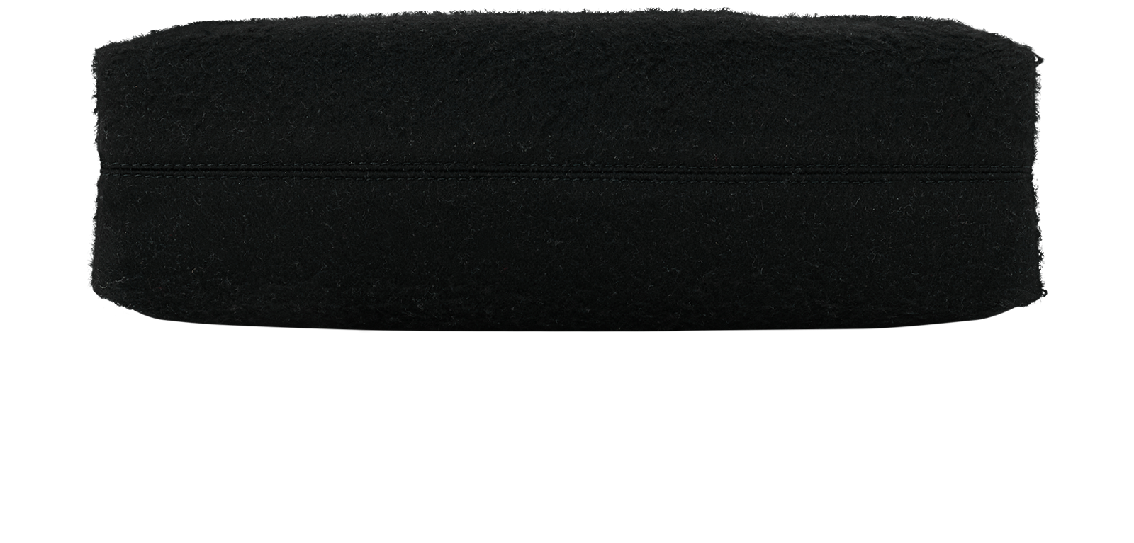 Shoulder Bag, &pound;160, Handbags, Black, Leather/Wool, Top view